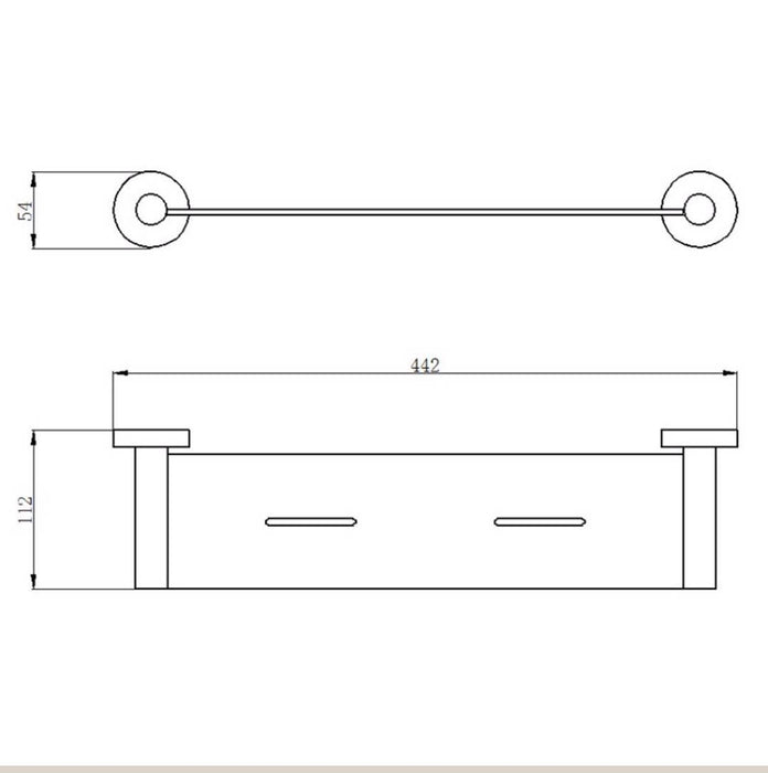 Opus Matt Balck Metal Shelf - PeakReno