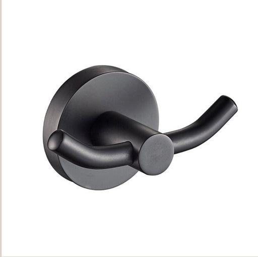 Opus Matt Black Double Robe & Towel Hook - PeakReno