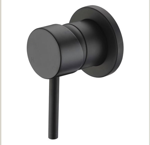 Opus Matt Black Pin Leaver Shower & Bath Mixer - PeakReno