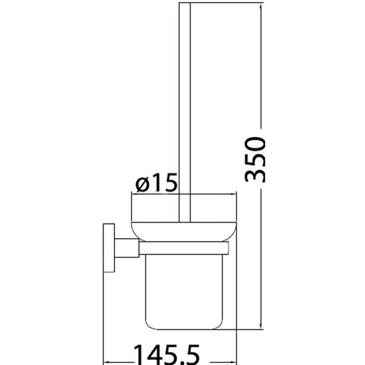 Opus Toilet Brush Holder - PeakReno