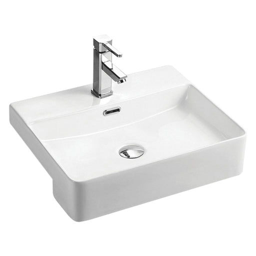 PETRA 500mm Semi-Recessed Basin - PeakReno