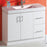 Peak 900mm White Poluurethane Two Drawers Thick Ceramic Top Vanity - PeakReno