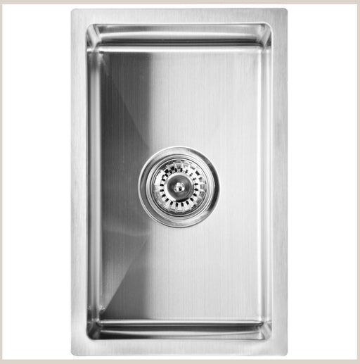 Prestige Rectangular 200mm Stainless Steel Undermount Kitchen Sink - PeakReno