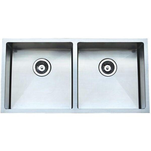 Prestige Hand Made 820mm Stainless Steel Double Bowls Undermount Kitchen Sink - PeakReno