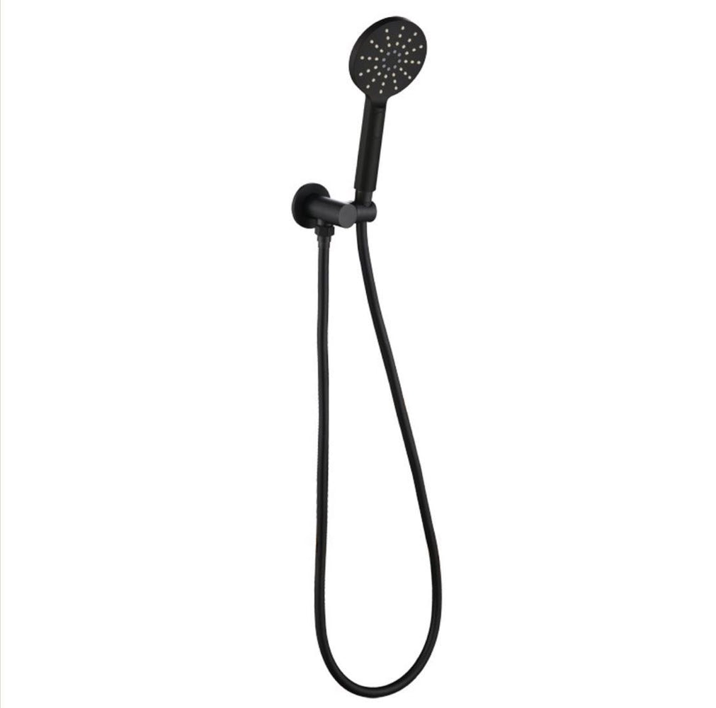 Prestige Matt Black Round 3 Functions Hand Shower - PeakReno