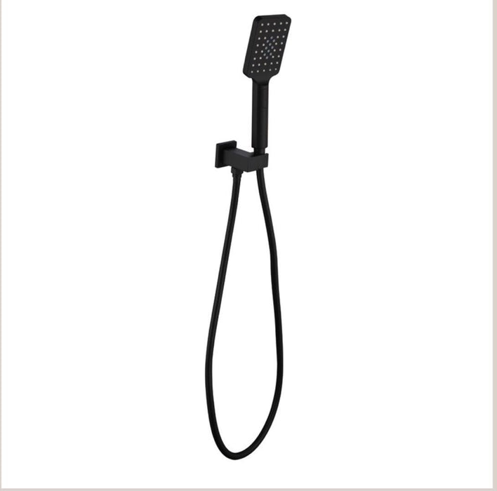 Prestige Matt Black Square 3 Functions Hand Shower - PeakReno