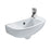 RAK 450mm COMPACT SLIM Wall Mounted Basin - PeakReno