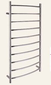 Roma 1150 x 600mm Round Heated Towel Rail - PeakReno