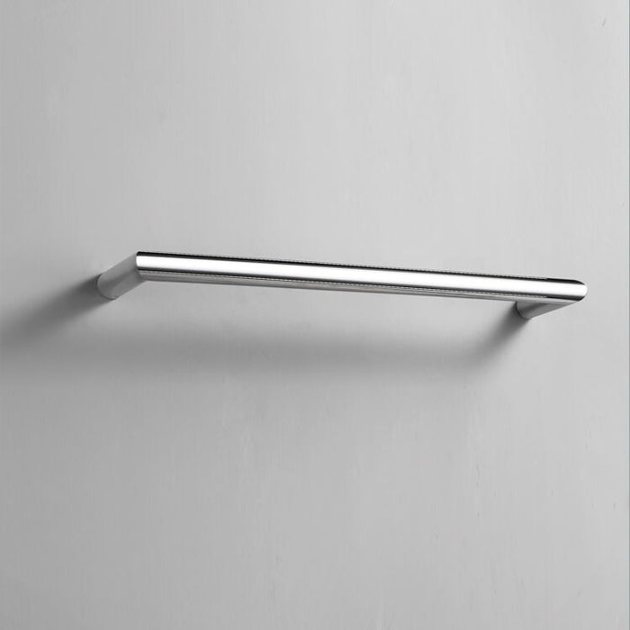 Roma 32 x 600mm Round Single Bar Heated Towel Rail - PeakReno