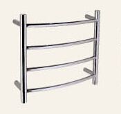 Roma 440 x 400mm Round Heated Towel Rail - PeakReno