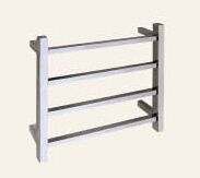 Roma 440 x 500mm Square Heated Towel Rail - PeakReno