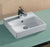 Roma B101W Rectangular Wall Hung & Above Counter Basin - PeakReno