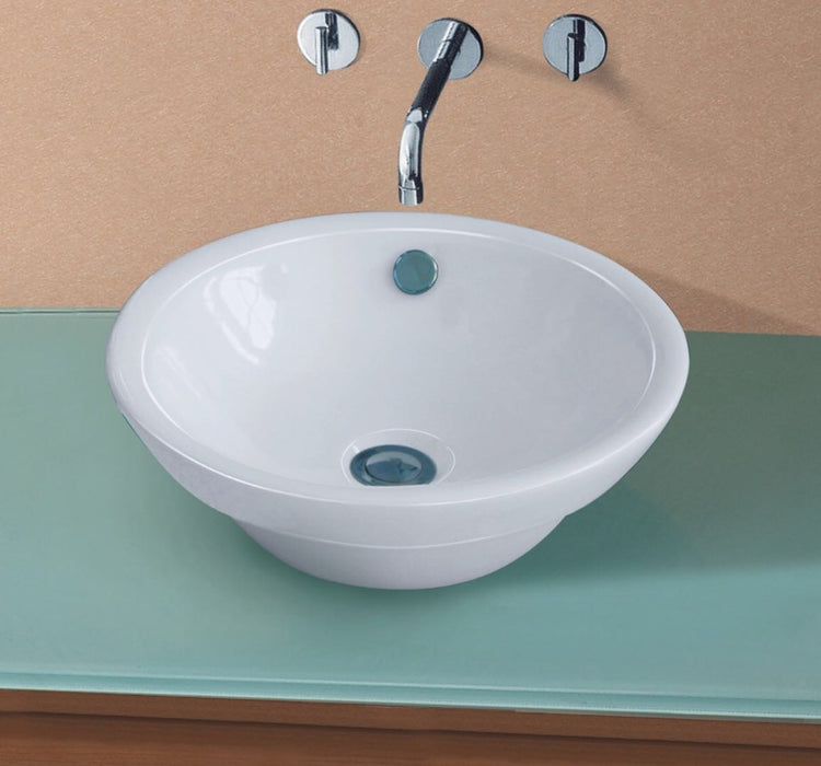 Roma B24 Round Inset basin - PeakReno