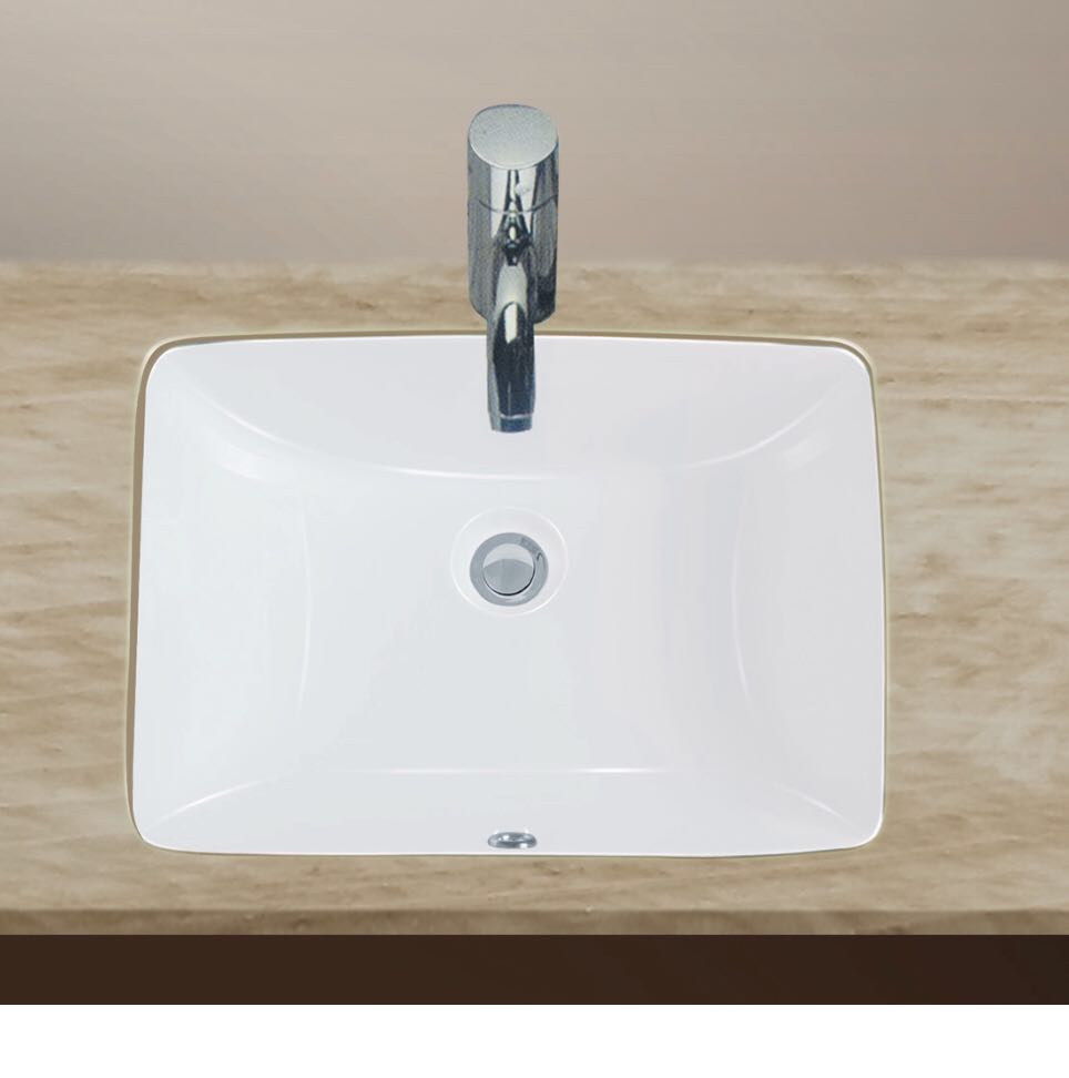 Roma B66 Rectangular undermount basin - PeakReno