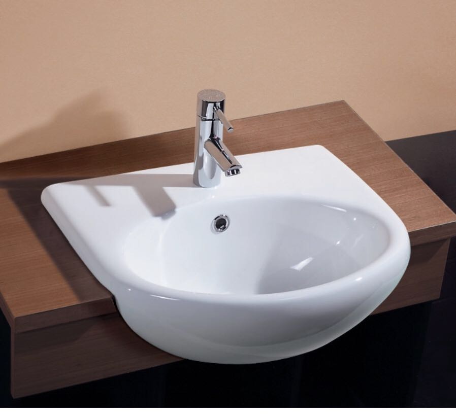 Roma B80 Semi-recessed Basin - PeakReno