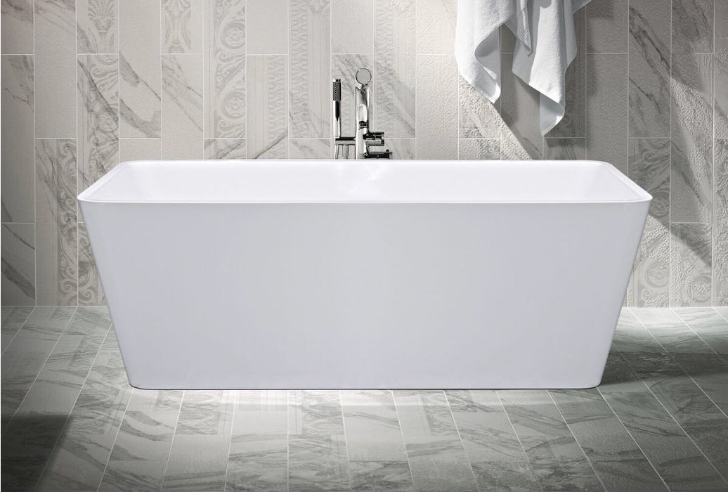 Rome Rectangular 1700mm Freestanding Bath - PeakReno