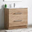 Rosa 900mm Timber Veneer Vanity With Ceremic Basin - PeakReno