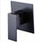 Rosa Matt Black Square Shower & Bath Mixer - PeakReno