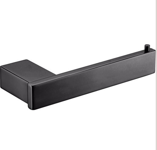 Rosa Matt Black Toilet Paper Holder - PeakReno