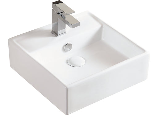 SANTA FE Junior 380mm Square Wall Hung Basin - PeakReno