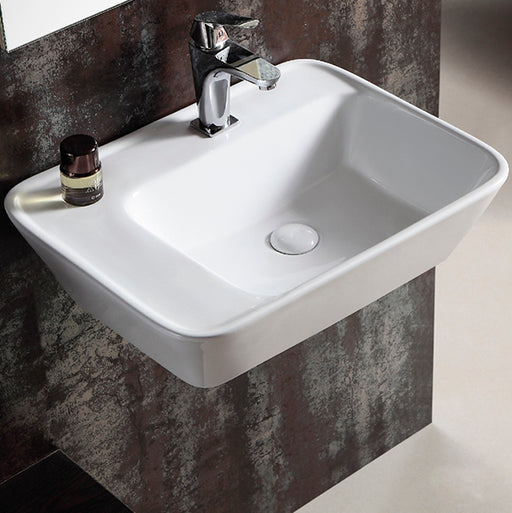 SANTIAGO 575mm Wall Hung Basin - PeakReno