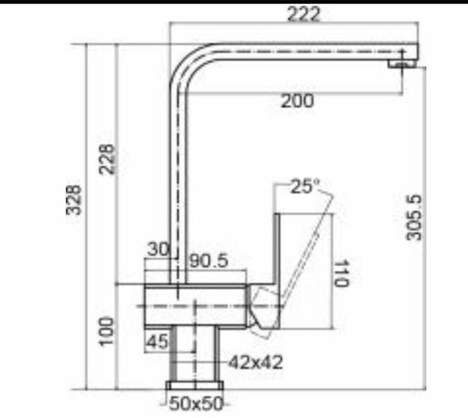 Spirit Kitchen Sink Mixer - PeakReno