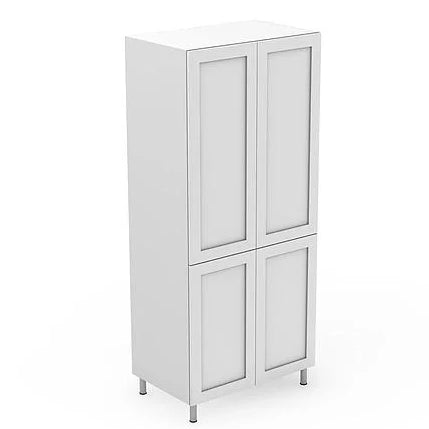 Custom Shaker Style 400-1200mm 4 Doors Kitchen Pantry Cabinet - PeakReno