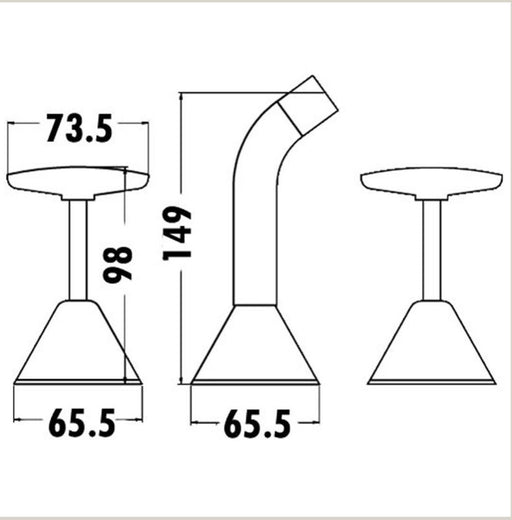 Teresa Bath Tap Set - PeakReno