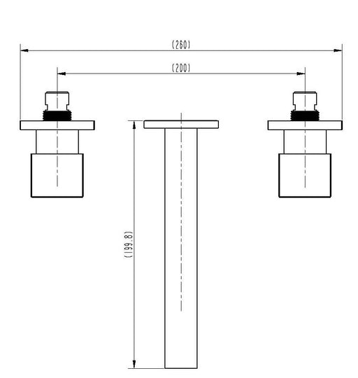 Tona Bath Tap Set - PeakReno