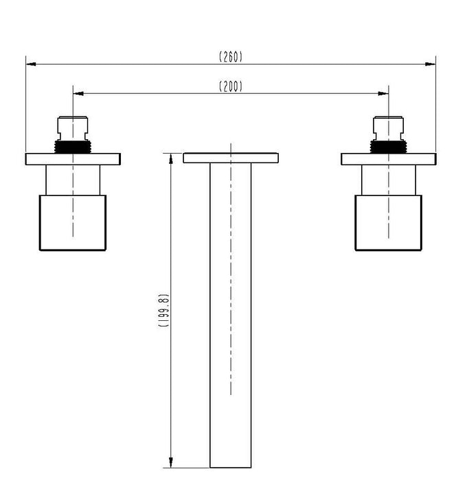 Tona Bath Tap Set - PeakReno