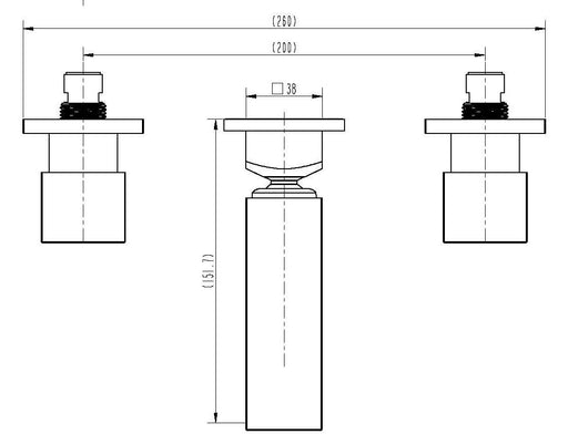 Tona Shower Tap Set - PeakReno