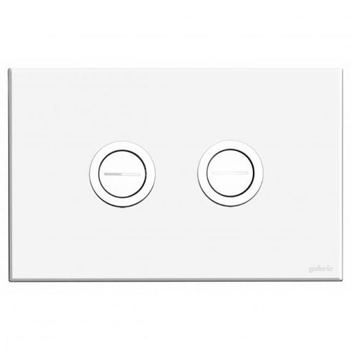 Vala White Pneumatic In Wall Cistern Button - PeakReno