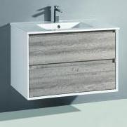 Virtue 900mm Designer Double Drawers Wall Hung Vanity - PeakReno